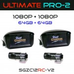 2 x 1080p Street Guardian SGZC12RC-V2 ( ULTIMATE PRO-2 ) 2 x 64GB / BDP / Cables / Adapters / hard-wire etc. Complete KIT